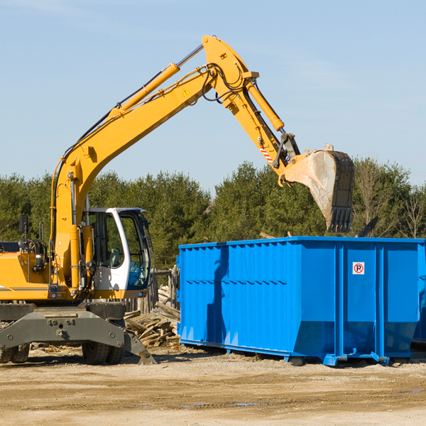 what are the rental fees for a residential dumpster in Claremont IL